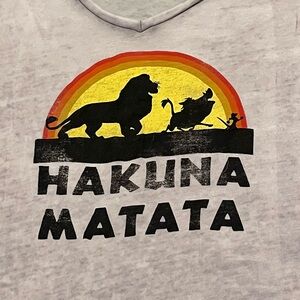 Disney White and Gray Tee